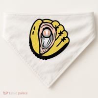 Chesapeake Oyster Catchers Tees Chesapeake Oyster Catchers Baseball USA-Made Doggie Bandana thumb 0