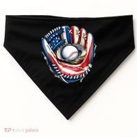 Chesapeake Oyster Catchers Tees Chesapeake Oyster Catchers Baseball USA-Made Doggie Bandana thumb 0