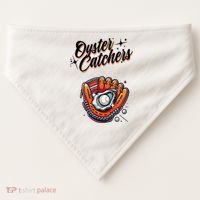 Chesapeake Oyster Catchers Tees Chesapeake Oyster Catchers Baseball USA-Made Doggie Bandana thumb 0