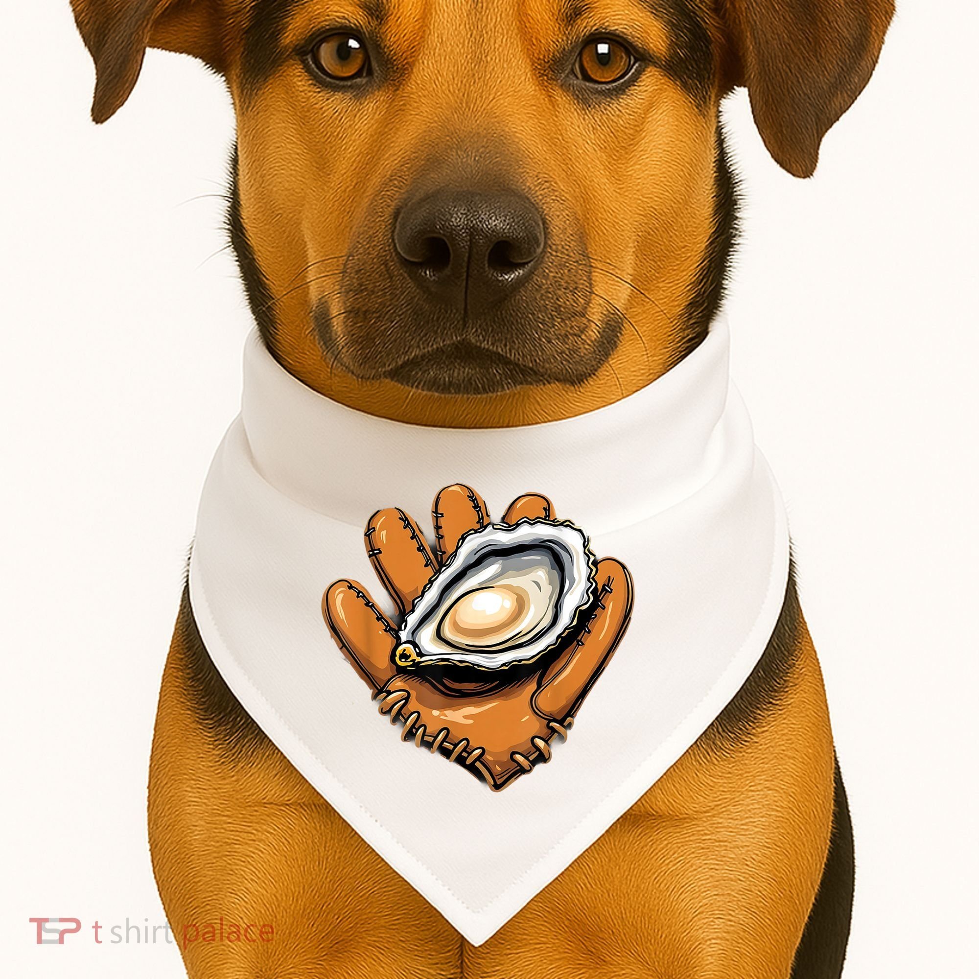 Chesapeake Oyster Catchers Tees Chesapeake Oyster Catchers Baseball USA-Made Doggie Bandana