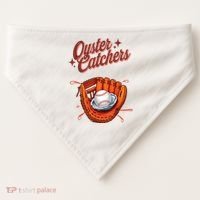 Chesapeake Oyster Catchers Tees Chesapeake Oyster Catchers Baseball USA-Made Doggie Bandana thumb 0