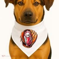 Chesapeake Oyster Catchers Tees Chesapeake Oyster Catchers Baseball USA-Made Doggie Bandana thumb 1