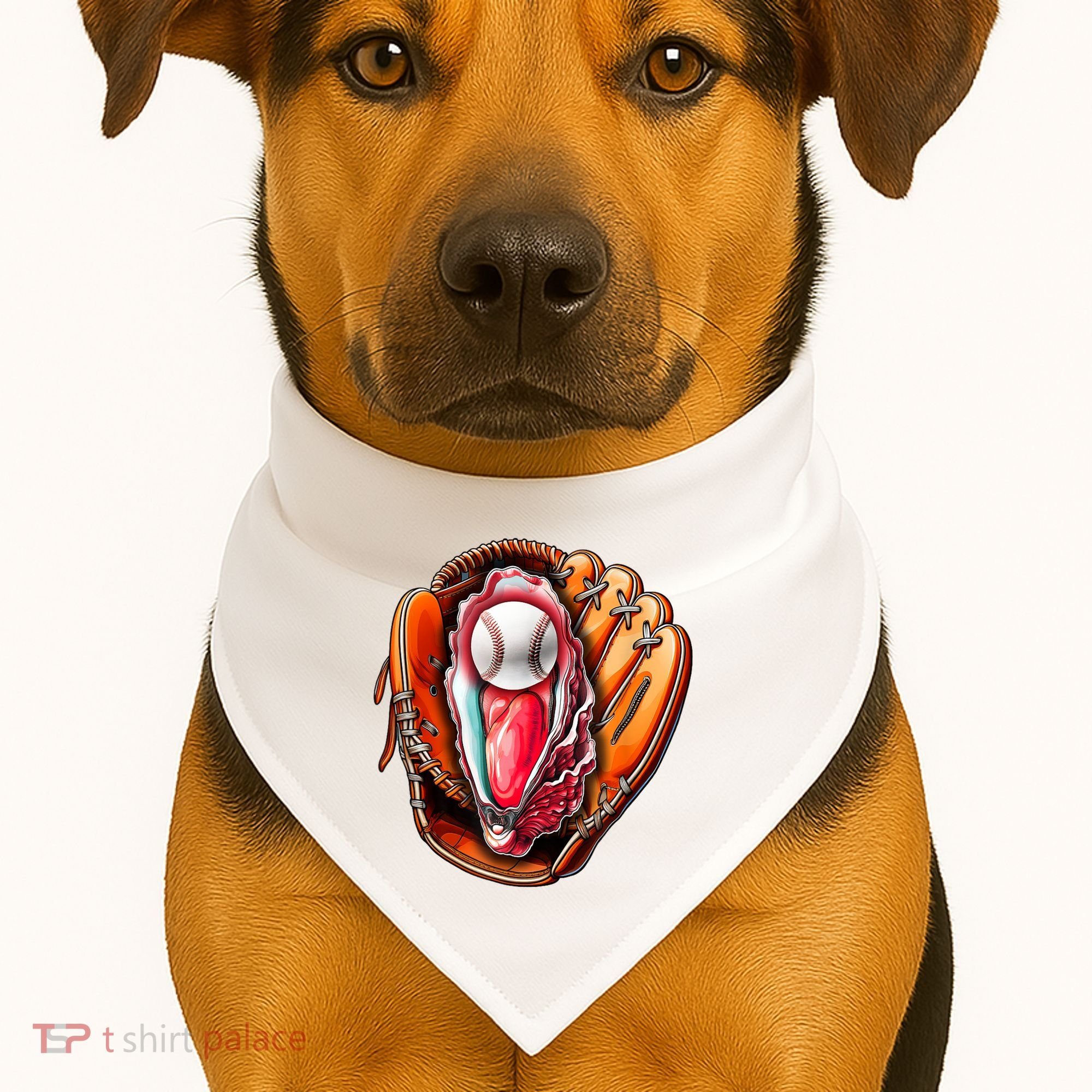 Chesapeake Oyster Catchers Tees Chesapeake Oyster Catchers Baseball USA-Made Doggie Bandana