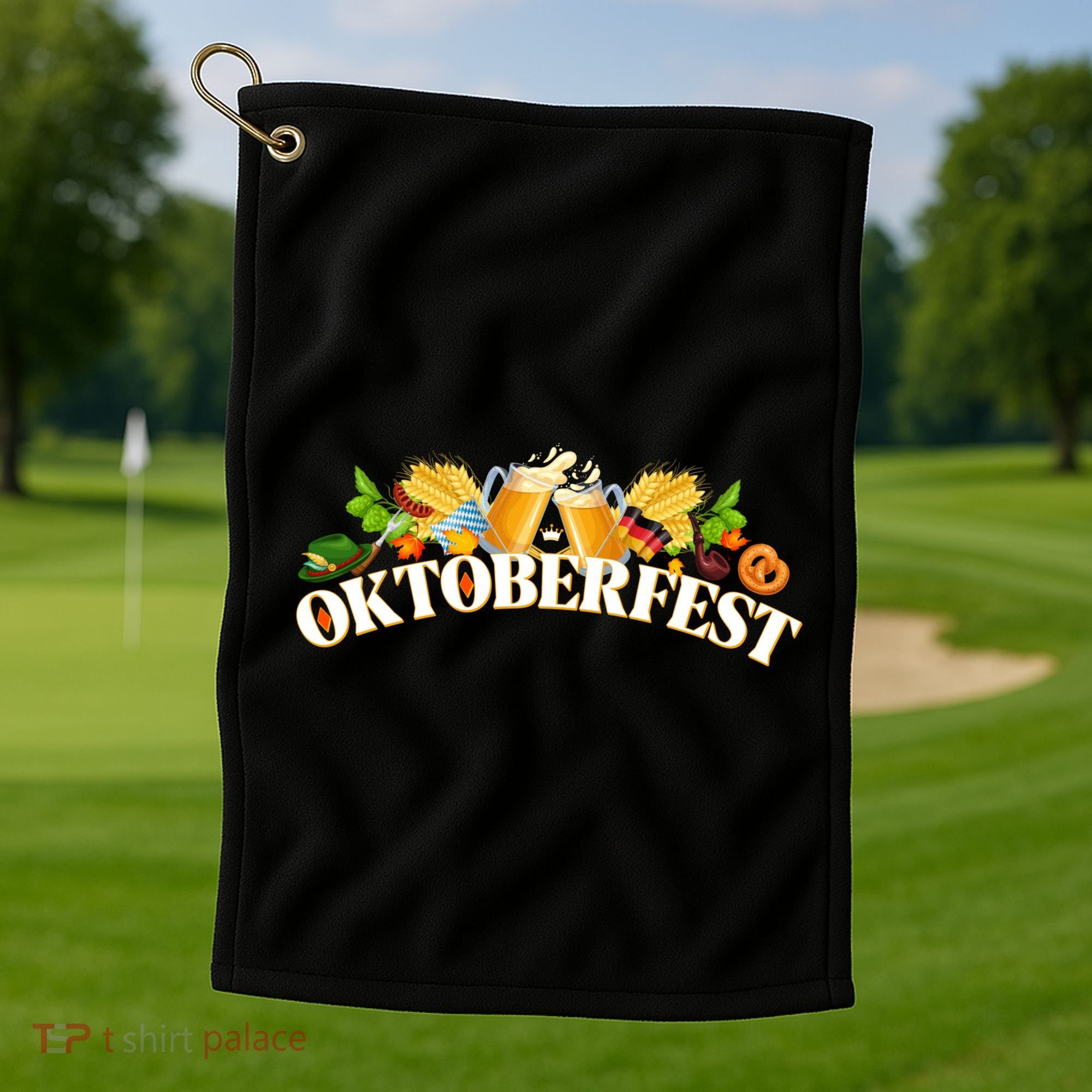 Celebrate Oktoberfest Golf Towel