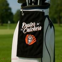 Chesapeake Oyster Catchers Logo Golf Towel thumb 2