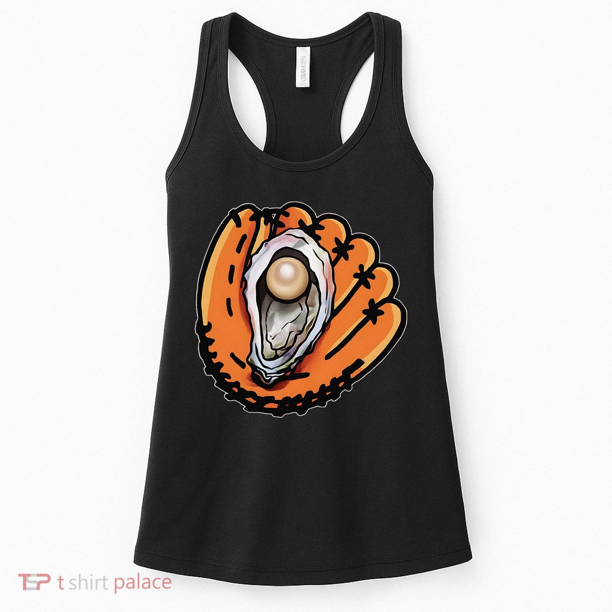 Chesapeake Oyster Catchers Baseball Funny Man Woman Women's Tank Top