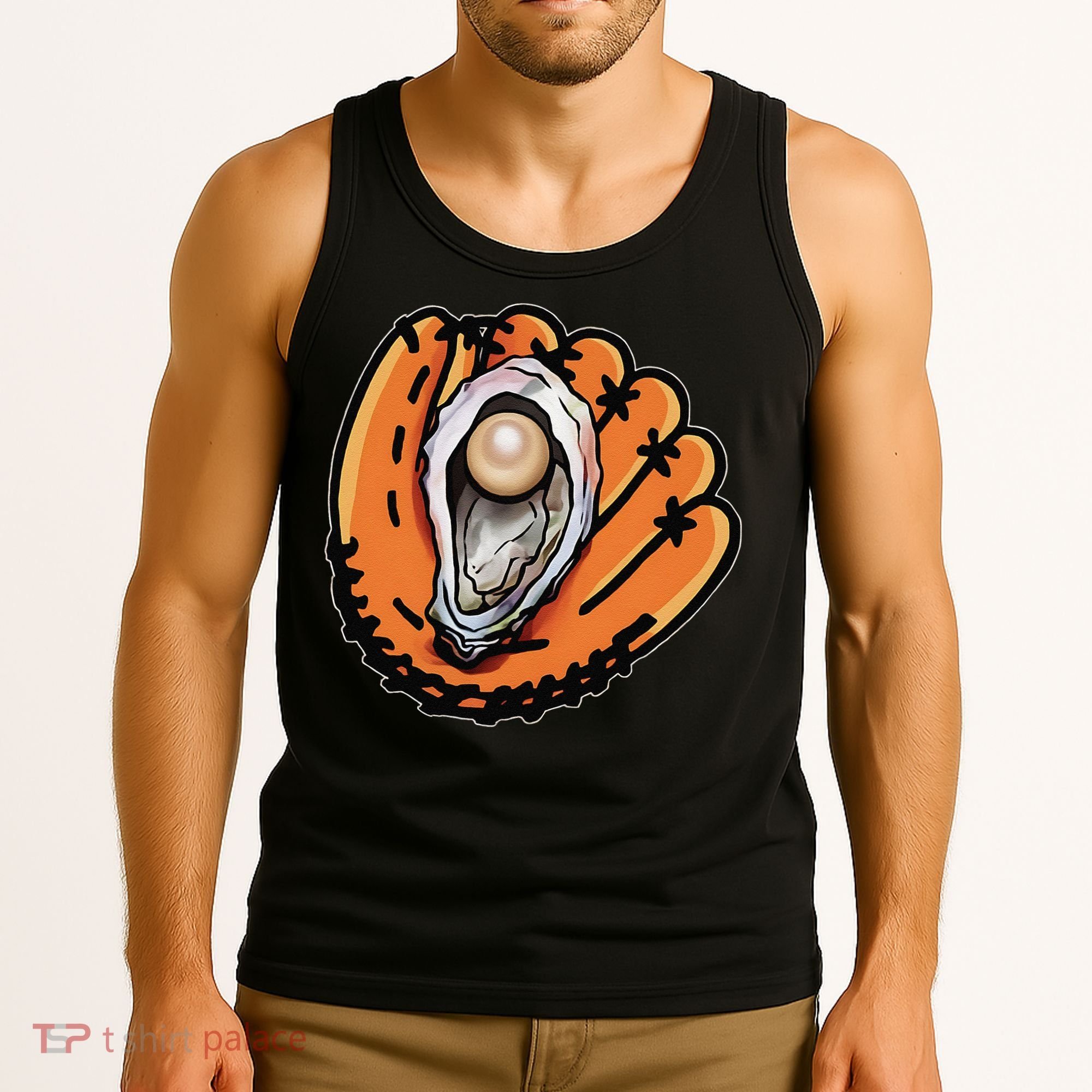 Chesapeake Oyster Catchers Baseball Funny Man Woman Tank Top