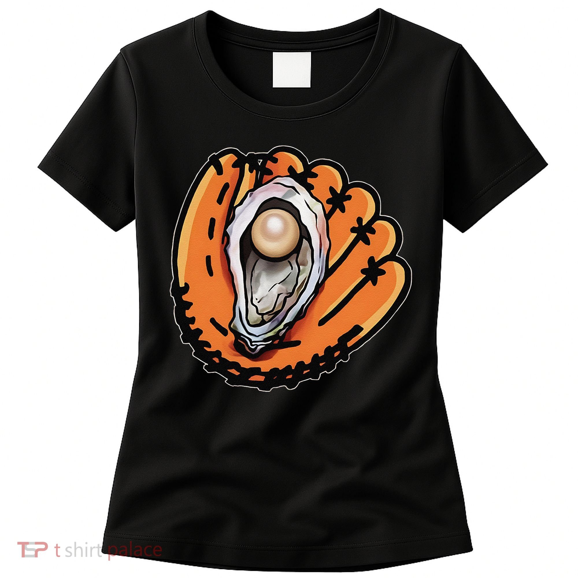Chesapeake Oyster Catchers Baseball Funny Man Woman Women's T-Shirt