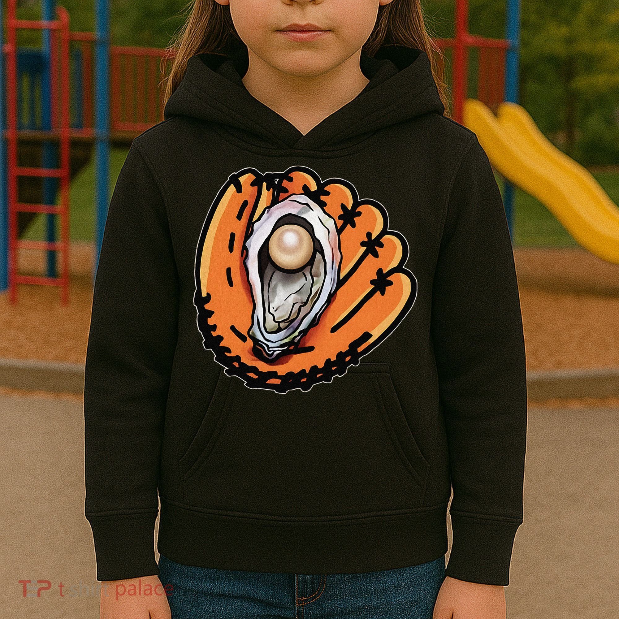 Chesapeake Oyster Catchers Baseball Funny Man Woman Kids Hoodie