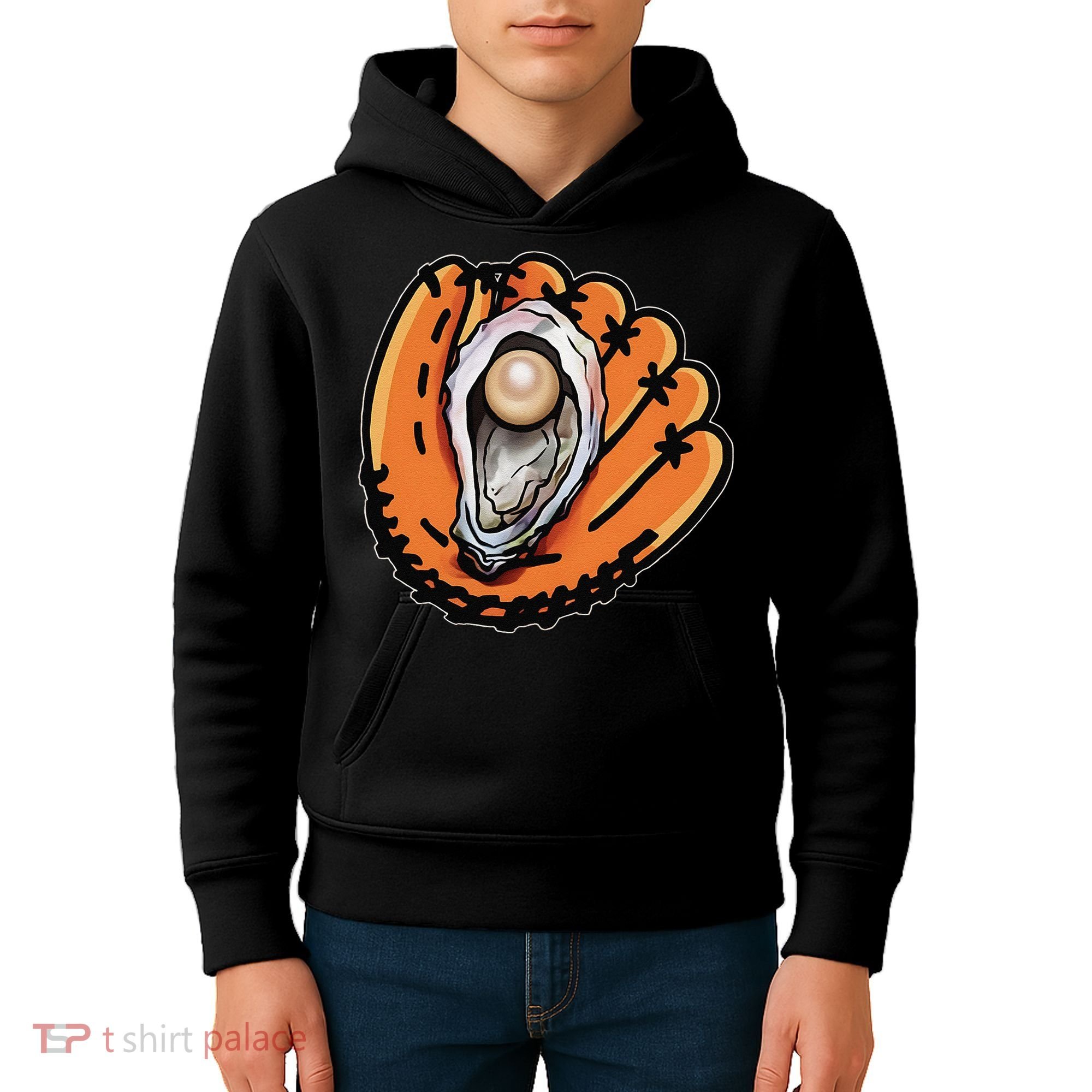 Chesapeake Oyster Catchers Baseball Funny Man Woman Kids Hoodie
