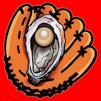 Chesapeake Oyster Catchers Baseball Funny Man Woman Santa Hat thumb 1