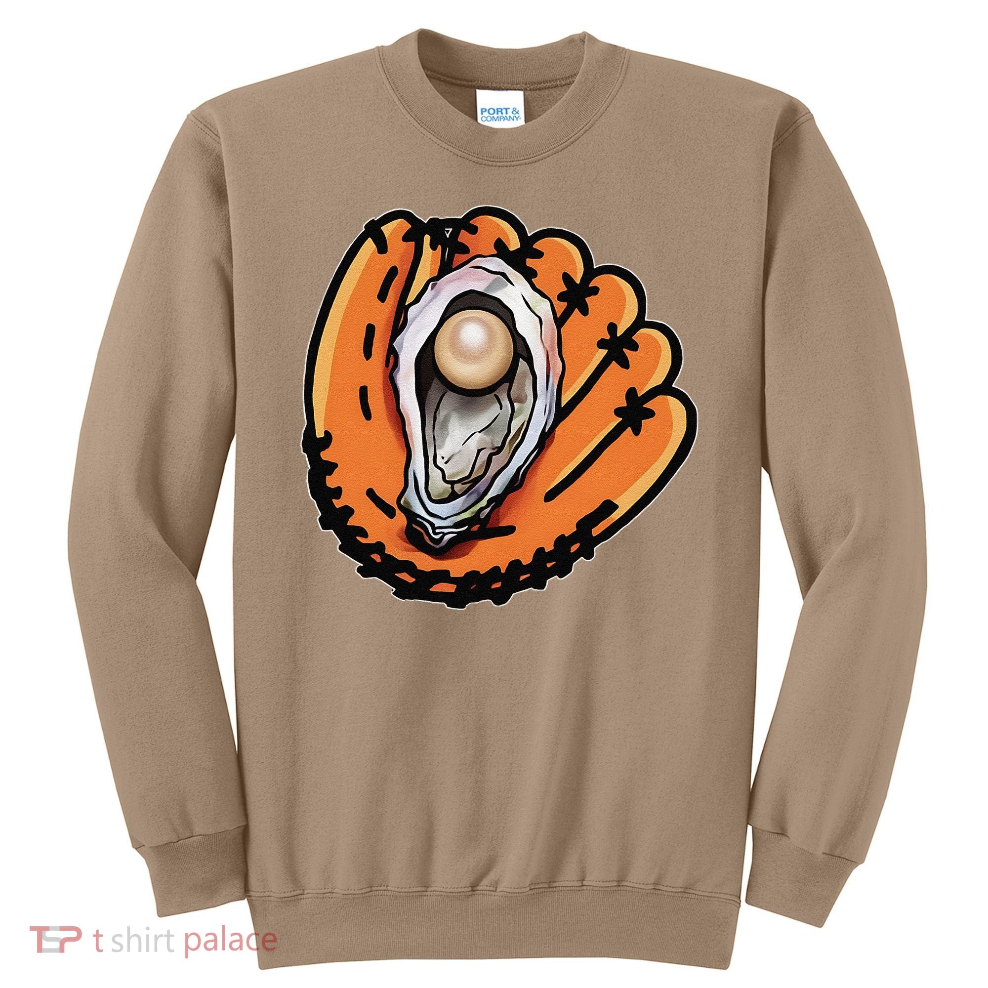 Chesapeake Oyster Catchers Baseball Funny Man Woman Sweatshirt
