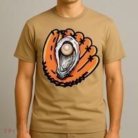 Chesapeake Oyster Catchers Baseball Funny Man Woman T-Shirt thumb 3