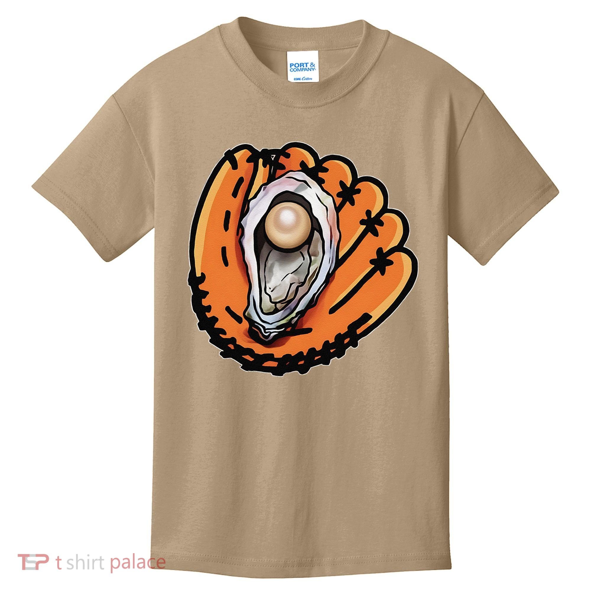 Chesapeake Oyster Catchers Baseball Funny Man Woman Kids T-Shirt