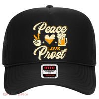 Cute Oktoberfest Costume Peace Love Prost Prost Humor Hat thumb 0