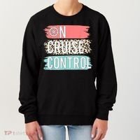 Control On Cruise Leopard Funny Summer Vacation Family Wo Women's Sweatshirt thumb 0