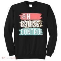 Control On Cruise Leopard Funny Summer Vacation Family Wo Sweatshirt thumb 0