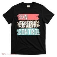 Control On Cruise Leopard Funny Summer Vacation Family Wo T-Shirt thumb 0