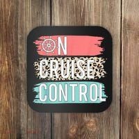 Control On Cruise Leopard Funny Summer Vacation Family Wo Coaster thumb 0