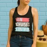 Control On Cruise Leopard Funny Summer Vacation Family Wo Women's Tank Top thumb 2