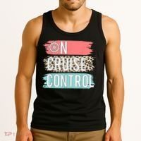 Control On Cruise Leopard Funny Summer Vacation Family Wo Tank Top thumb 3