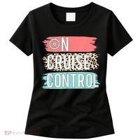 Control On Cruise Leopard Funny Summer Vacation Family Wo Women's T-Shirt thumb 0