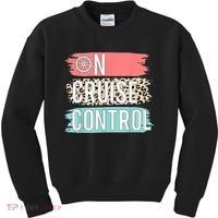 Control On Cruise Leopard Funny Summer Vacation Family Wo Kids Sweatshirt thumb 0