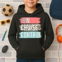 Control On Cruise Leopard Funny Summer Vacation Family Wo Kids Hoodie thumb 2