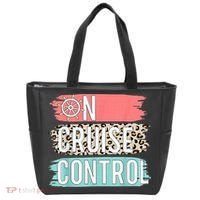 Control On Cruise Leopard Funny Summer Vacation Family Wo Tote Bag thumb 0