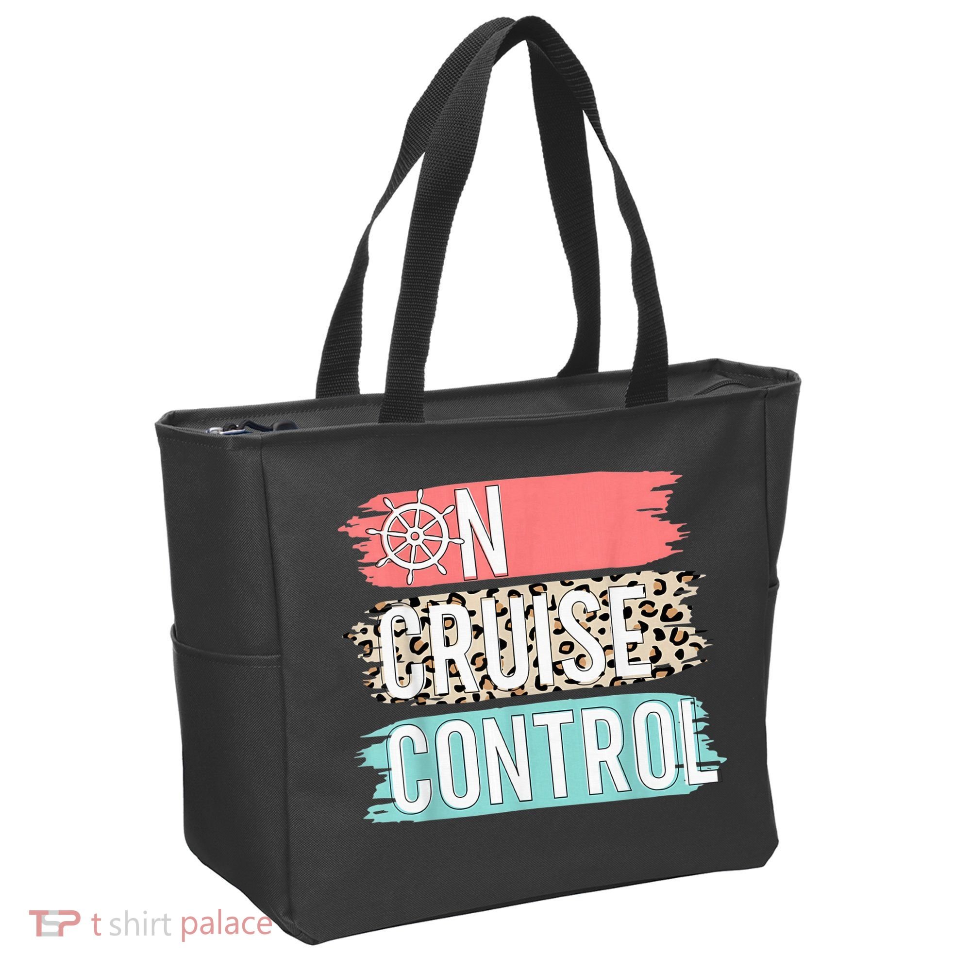 Control On Cruise Leopard Funny Summer Vacation Family Wo Tote Bag