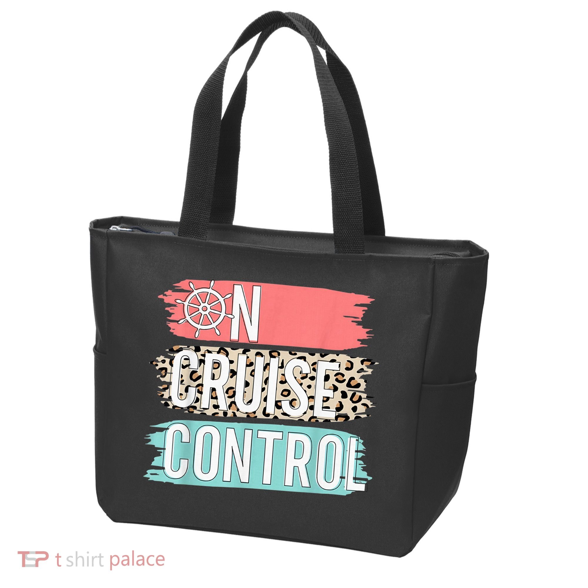 Control On Cruise Leopard Funny Summer Vacation Family Wo Tote Bag