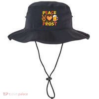Cute Oktoberfest Costume Peace Love Prost Prost Oktoberfest Bucket Hat thumb 0