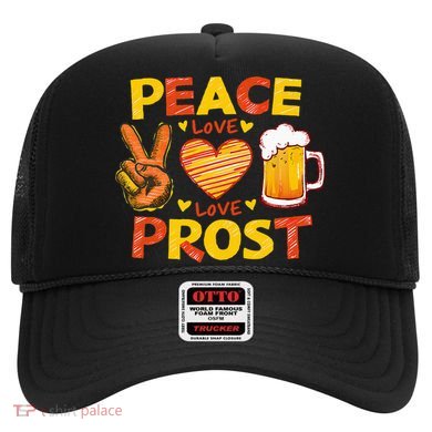 Cute Oktoberfest Costume Peace Love Prost Prost Oktoberfest Hat