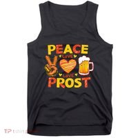 Cute Oktoberfest Costume Peace Love Prost Prost Oktoberfest Tank Top thumb 0