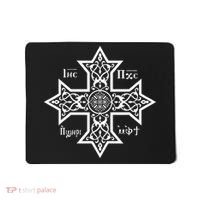 Coptic Orthodox Cross With Jesus Christ The Son Of God Mousepad thumb 0