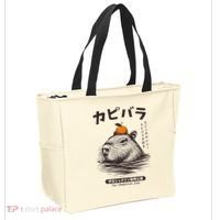 Capybara Onsen Capybara With Orange Capybara Lovers Tote Bag thumb 2