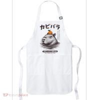 Capybara Onsen Capybara With Orange Capybara Lovers Apron thumb 0