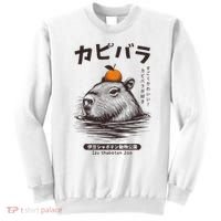 Capybara Onsen Capybara With Orange Capybara Lovers Sweatshirt thumb 0
