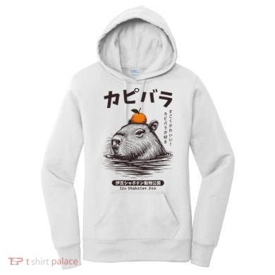 Capybara Onsen Capybara With Orange Capybara Lovers Women's Hoodie