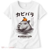 Capybara Onsen Capybara With Orange Capybara Lovers Women's T-Shirt thumb 0