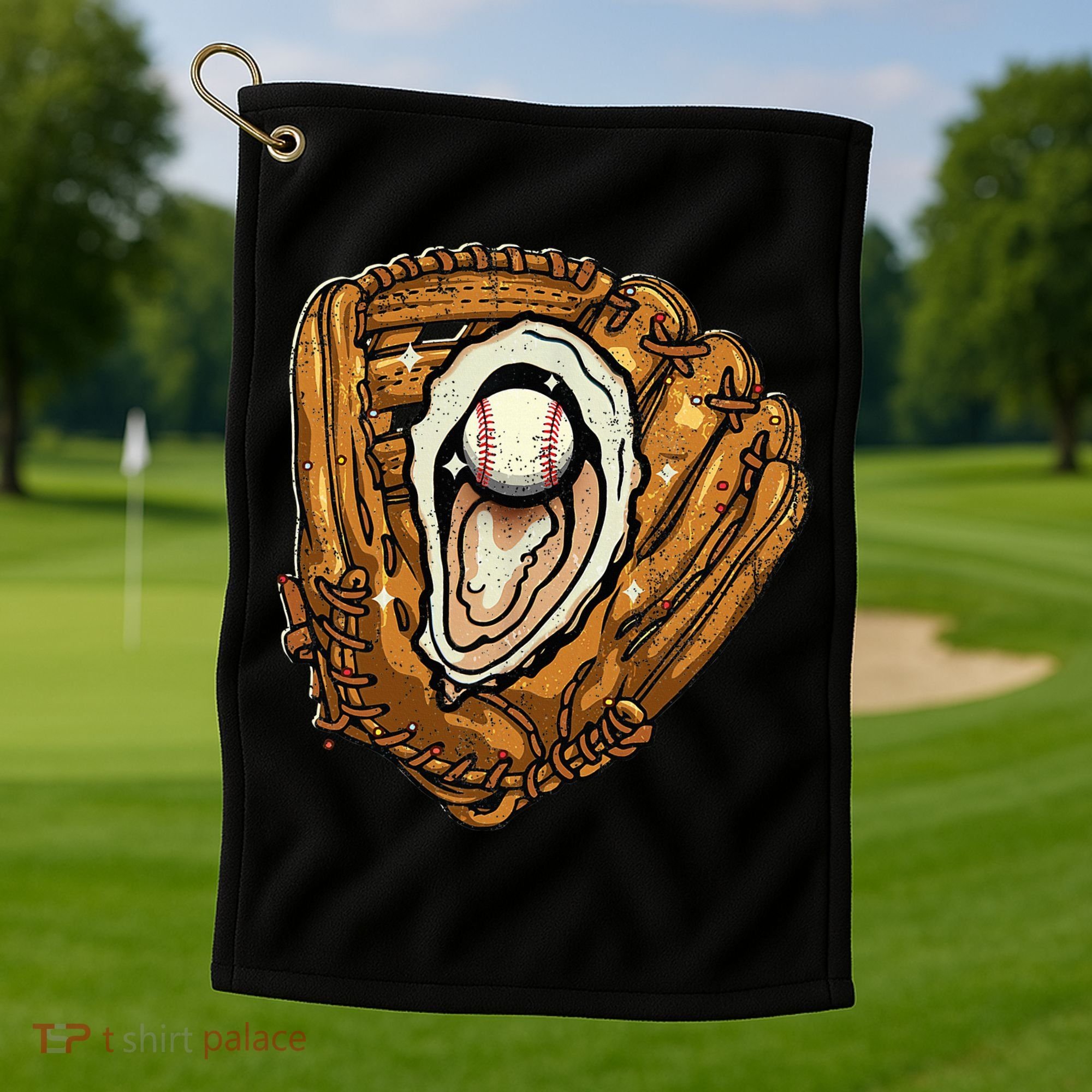 Chesapeake Oyster Catchers Golf Towel