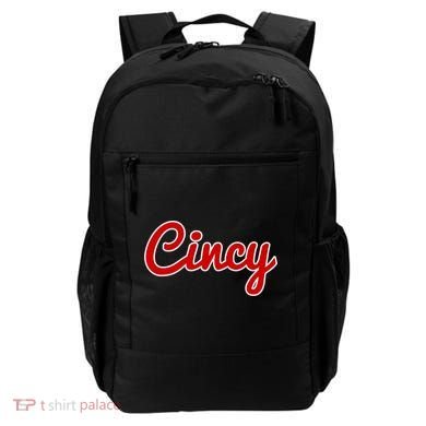 Cincinnati Ohio Classic Red Script Cincy City Gift Backpack