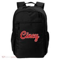 Cincinnati Ohio Classic Red Script Cincy City Gift Backpack thumb 0