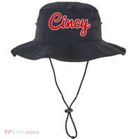 Cincinnati Ohio Classic Red Script Cincy City Gift Bucket Hat thumb 0