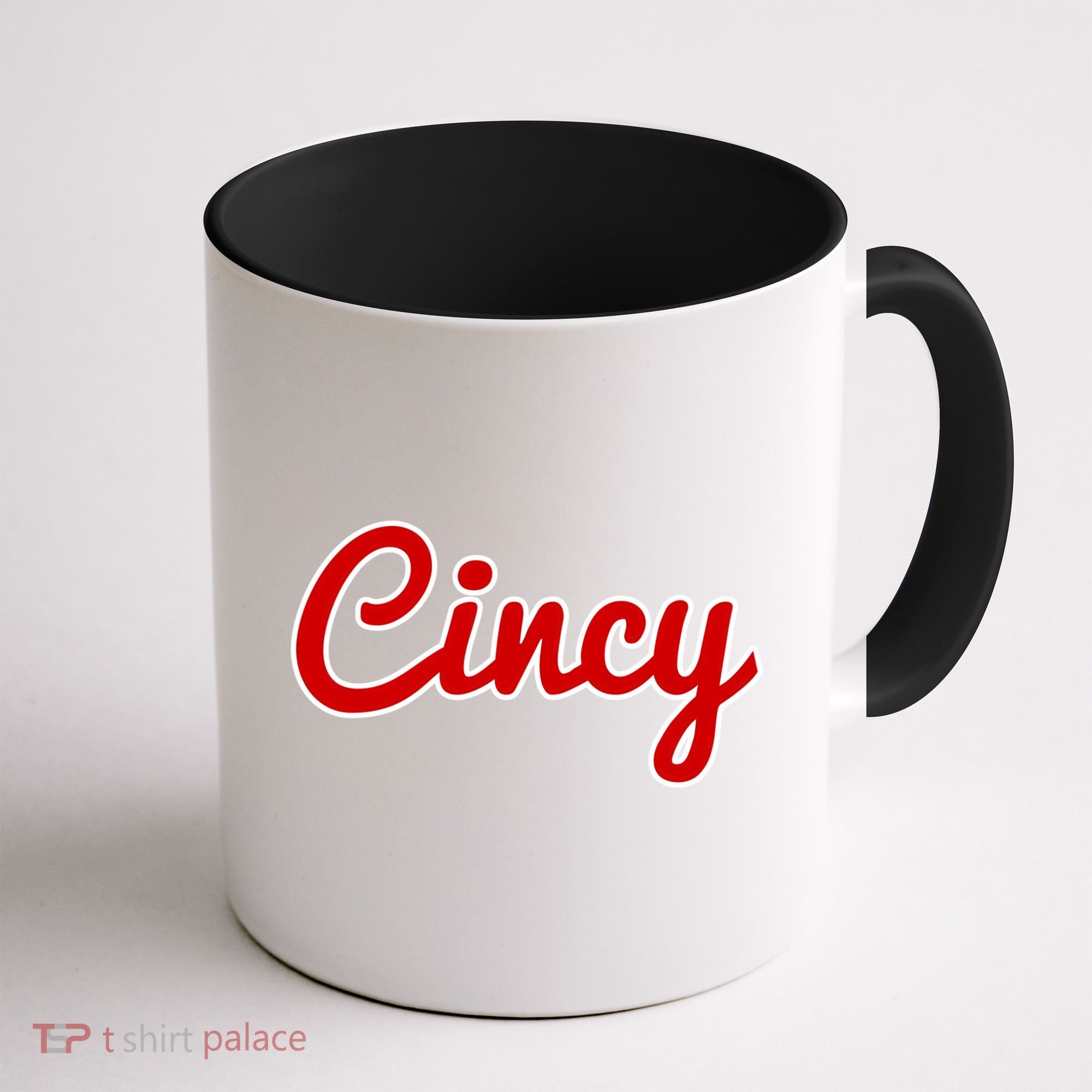 Cincinnati Ohio Classic Red Script Cincy City Gift Coffee Mug