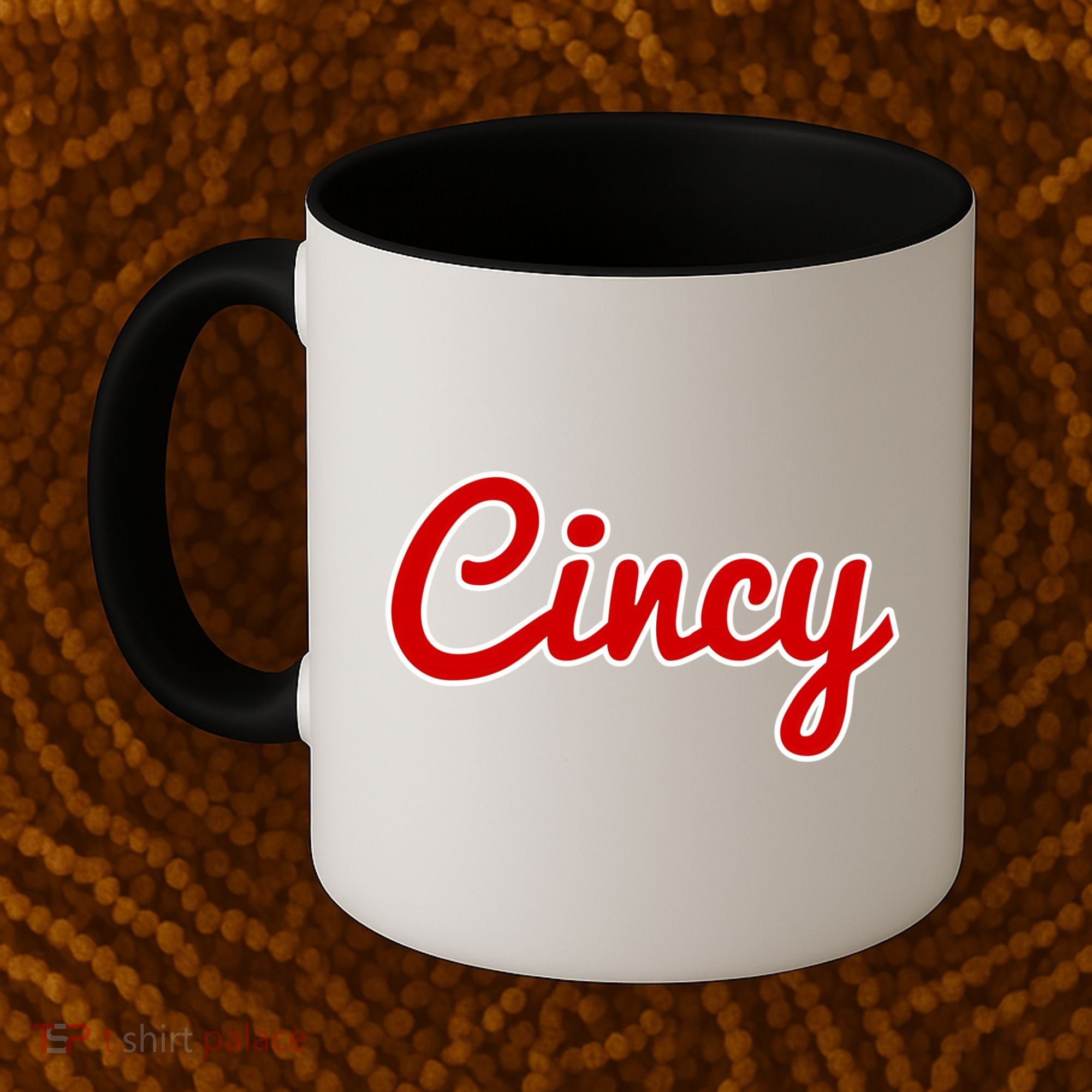 Cincinnati Ohio Classic Red Script Cincy City Gift Coffee Mug