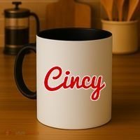 Cincinnati Ohio Classic Red Script Cincy City Gift Coffee Mug thumb 4