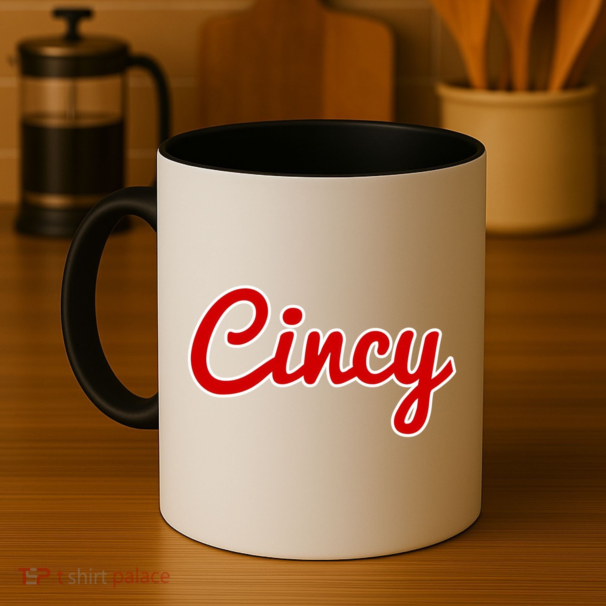 Cincinnati Ohio Classic Red Script Cincy City Gift Coffee Mug