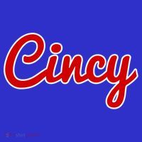 Cincinnati Ohio Classic Red Script Cincy City Gift Sweatshirt thumb 3