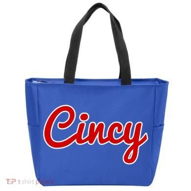 Cincinnati Ohio Classic Red Script Cincy City Gift Tote Bag